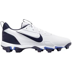Nike Force Trout 9 Keystone Molded White/Navy Baseball Cleats Men's SZ 10